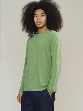 NWT Jungmaven long sleeve yellow green men’s shirt